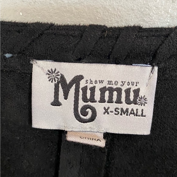 Show Me Your Mumu Marma Fringe Faux Suede Jacket / Cardigan / Kimono - Picture 5 of 7